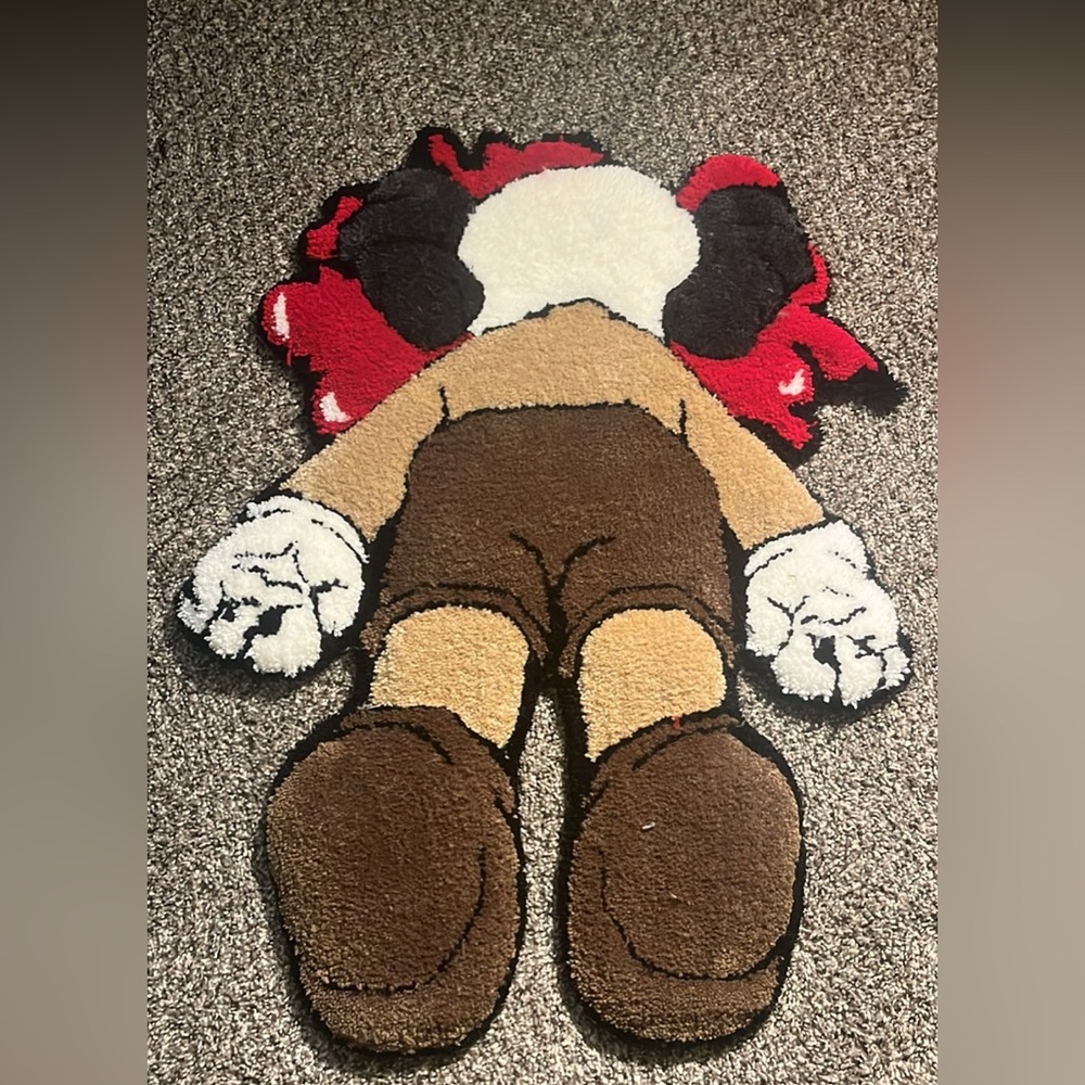 CUSTOM kaws rug